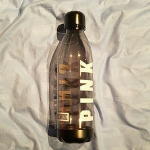 Victoria's secret pink plastic water bottle